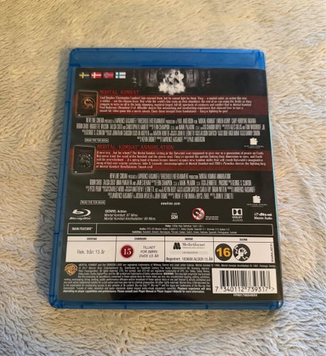 Mortal Kombat Kollection - två första filmerna.
