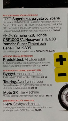 Bike nr 6 2010: Yamaha R1, Ducati 1198 S, Kawasaki ZX-10R, Suzuki GSX-R 1000