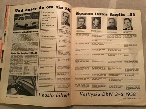 TEKNIK FÖR ALLA NR 1 1959 ANGLIA 58,RYMDEN,SPIONKAMERA,BILBANA MINIRACING,