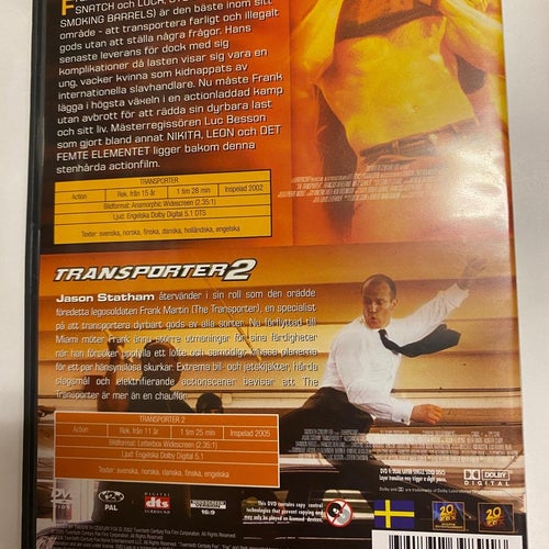 DVD Transporter & Transporter 2 TOPPSKICK