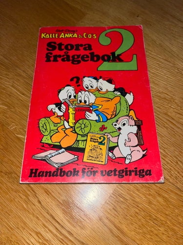 Kalle Ankas Stora frågebok Nr 2 av 5 År 1976