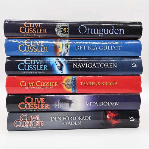 Numas Arkiv - 6 böcker - Clive Cussler