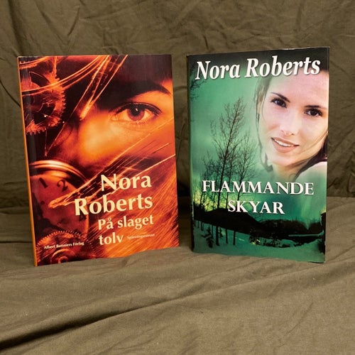 Nora Roberts - På slaget tolv samt Flammande skyar