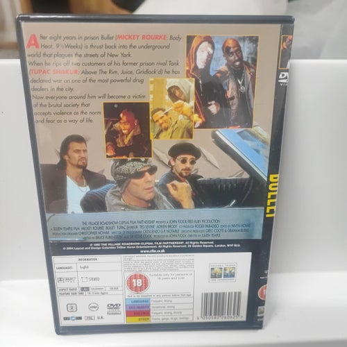 Bullet (DVD) med Mickey Rourke och Tupac Shakur