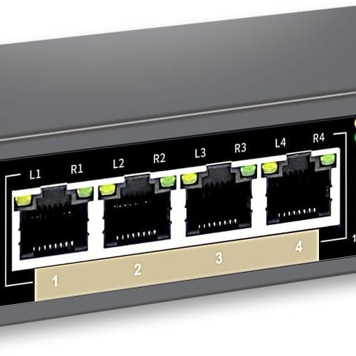 HELT NY - 2.5G Ethernet Switch med 4x 2.5G RJ-45 Portar och 2x 10G SFP+ Portar