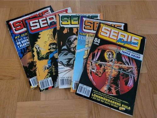 Serie Magasinet - nummer 1, 2, 4, 9, 12, 1993, seriemagasinet