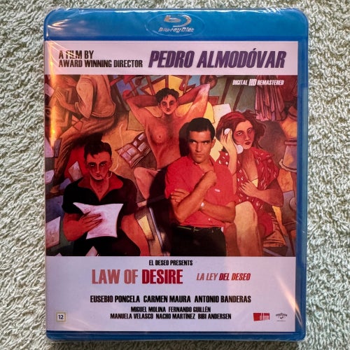 Law of Desire, Blu-ray - Antonio Banderas, Pedro Almodóvar - 5709165096525