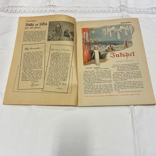 Lyckoslanten nr 6, 1947, Upplaga A, - nostalgi, vintage