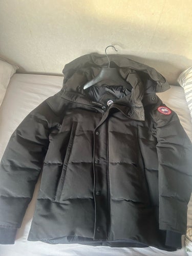 Äkta Canada Goose Wyndham svart jacka, storlek XL/TG