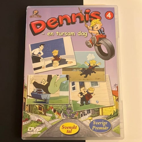 DVD Dennis - En Tursam Dag tecknat