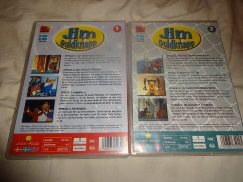 Jim Guldknopp - Volym 1 och 2 (DVD)