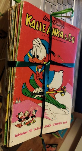 Samling Walt Disney's Kalle Anka & Co 1973 flera nummer 17 styck