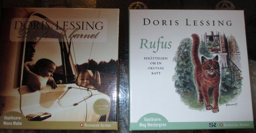 Två Ljudböcker av Doris Lessing, Rufus + Det femte barnet, CD- böcker