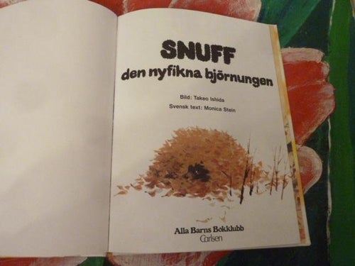 SNUFF - DEN NYFIKNA BJÖRNUNGEN, BOK