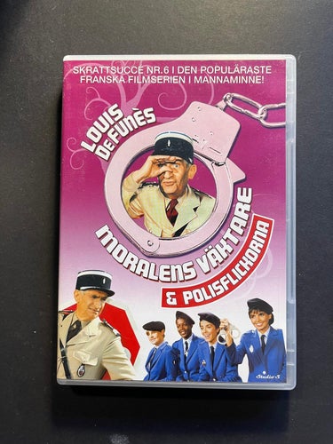 MORALENS VÄKTARE & POLISFLIOCKORNA. LOUIS DEFUNÈS. DVD KOMEDI FRANKRIKE -82