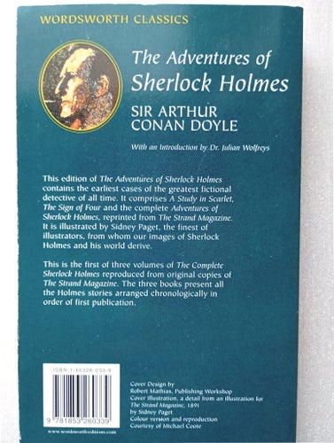 The Adventures of Sherlock Holmes av Sir Arthur Conan Doyle, 1992