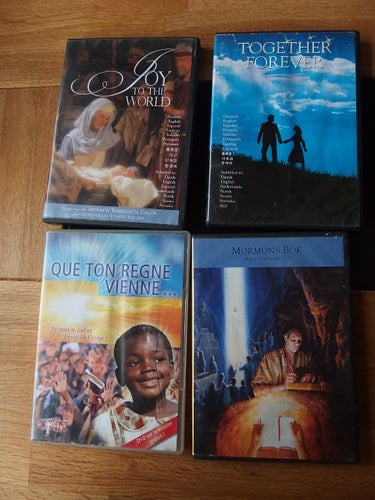4 DVD-filmer: Joy to the World, Together Forever, Que Ton Regne Vienne, Mormons