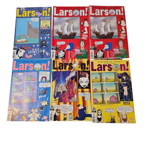 Larson! Serietidningar - 12 st 2001-2002