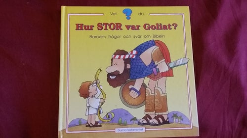 barnbok HUR STOR VAR GOLIAT?