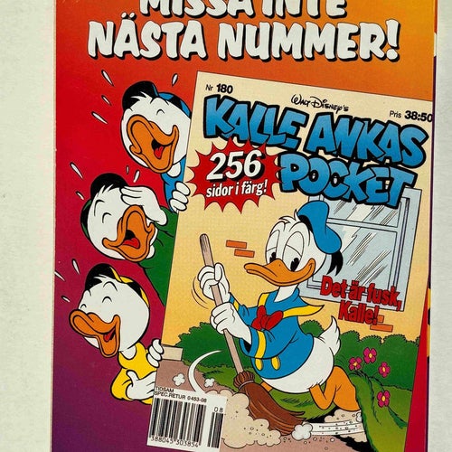 Kalle Anka Pocket -179. Oläst