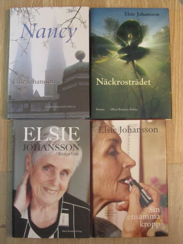 Elsie Johansson - 4 böcker .