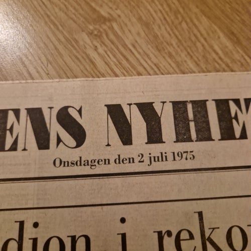 Dagens Nyheter 2 juli 1975