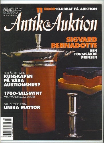 Antik & Auktion 10/2002 - Arne Jacobsen, Sigvard Bernadotte