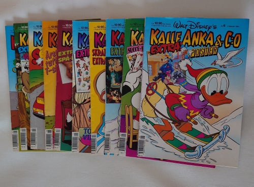 Walt Disneys Kalle Anka från 1991 (10 st)