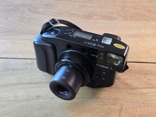 Canon kamera Prima Zoom F Analog kompaktkamera