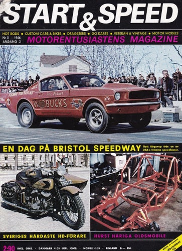 Start & Speed 1966-3 Gokart Ronnie Peterson..Hurst Dragster
