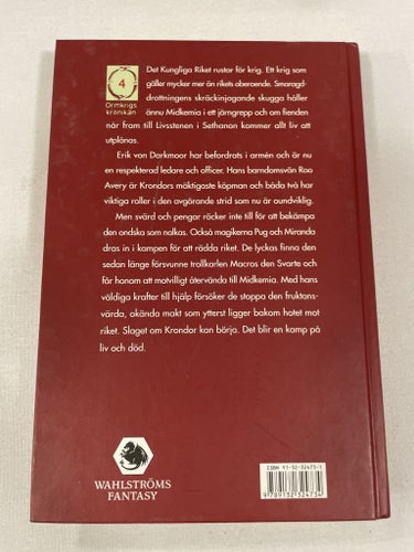 Kampen om livsstenen | Raymond E. Feist | Ormkrigskrönikan | Kartonnage