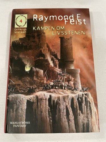Kampen om livsstenen | Raymond E. Feist | Ormkrigskrönikan | Kartonnage