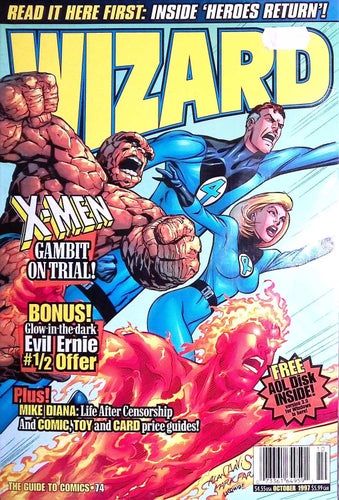 Tidning Wizard Comics Magazine No 74