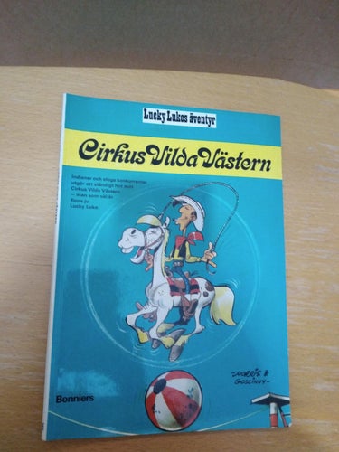 Lucky Lukas äventyr 6 Cirkus Vilda Västern 1972 första upplagan Very Fine