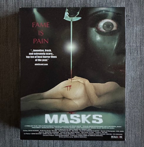 Masks (BLU-RAY+DVD+CD) A Modern Day Giallo - RARE Limited Edition