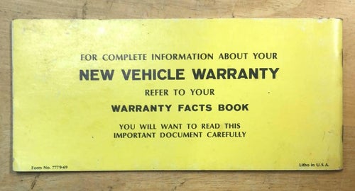 1969 Torino/Fairlane/Ranchero Owner´s Manual