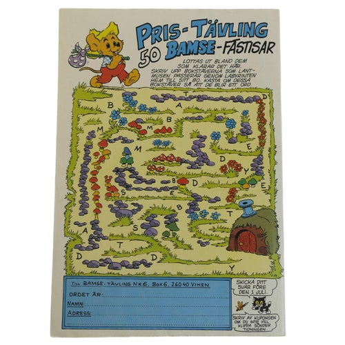 Bamse - 1982 - NR 6 - Bamse och Sabel-Sork