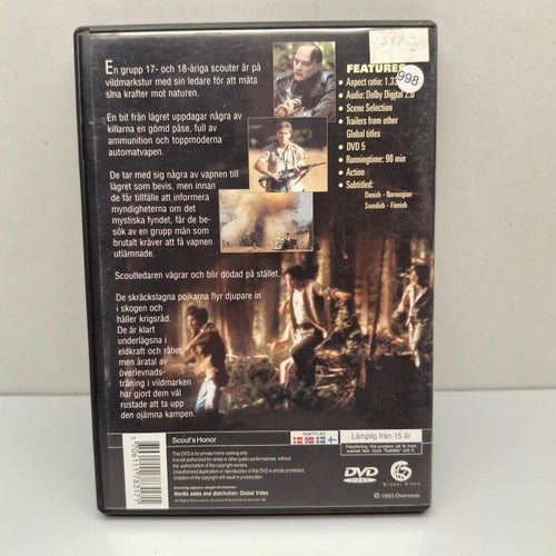 Scouts Honor - Corey Feldman - Region 2, DVD-Film, Svensk text, Fint skick
