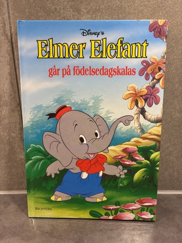 Helt ny! Disney! Elmer Elefant - Går på födelsedagskalas! Obläddrad!