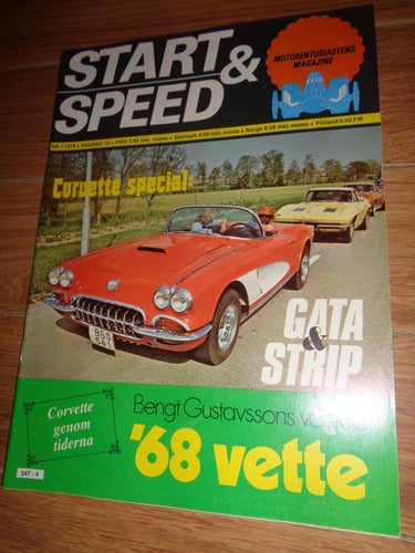 Start & Speed nr4 1976 Cadillac Fleetwood Brougham 1975, Corvette special