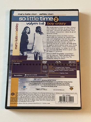 So little time - Volym 2 (TV-serie). Inplastad DVD