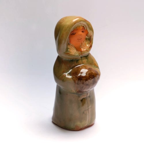 FIGURIN – INUIT FLICKA – BRITT WEDBERG – 1960/70-TAL – SIGNERAD