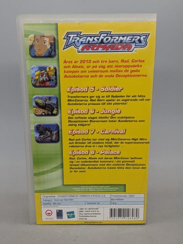 Transformers Armada - Volym 2 - Svenskt tal - VHS
