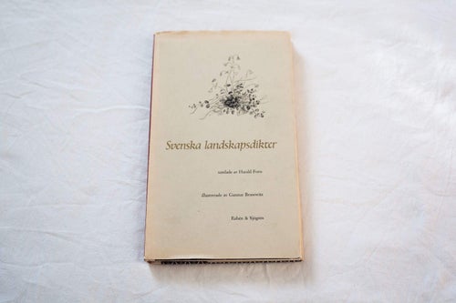Svenska Landskapsdikter - Samlad av Harald Forss. 1960. Antik. Retro
