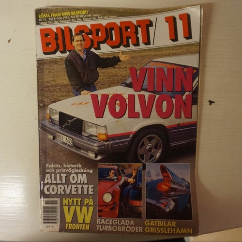 Bilsport 11 Vinn frän Volvo 740 Allt om Corvette Volvo 480 Vallåkra Volvo OK