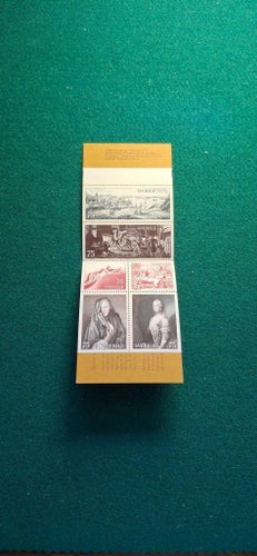 Frimärkshäfte H 260 Gustaviansk konst