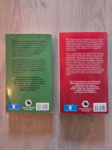 Belgarath Besvärjaren, båda böckerna av David & Leigh Eddings, 1994