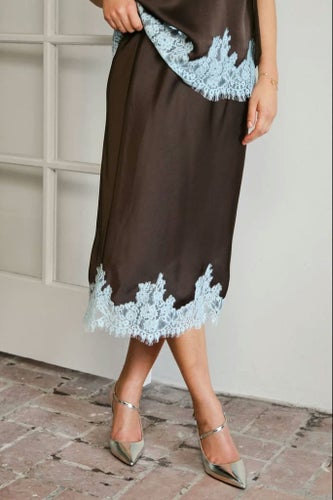 Neo Noir Naira Lace-kjol NWT