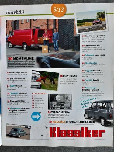 Klassiker 9 2013: Lotus Europa Special, BMW 2000 Tilux, BMC Mini, Chevrolet G20