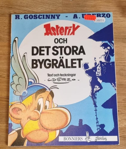Asterix och det stora bygrälet utgiven 1980